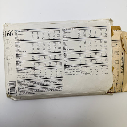 Sewing Pattern - Womenswear - New Look 6166 - True Deadstock supplies Fabric by private - Sustainable Textile | FABCYCLE