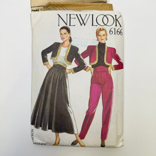 Sewing Pattern - Womenswear - New Look 6166 - True Deadstock supplies Fabric by private - Sustainable Textile | FABCYCLE