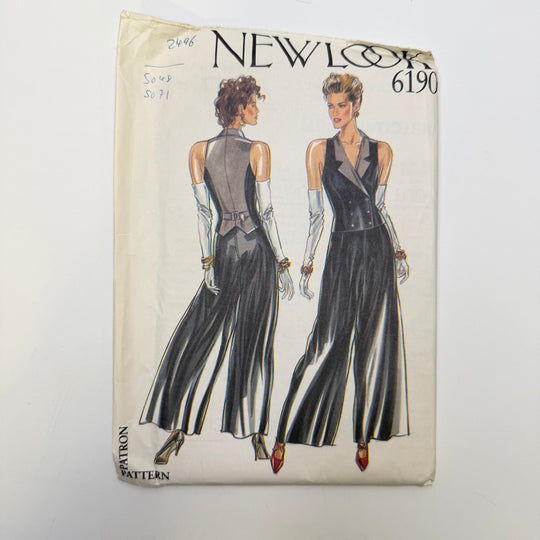 Sewing Pattern - Womenswear - New Look 6190 - True Deadstock supplies Fabric by private - Sustainable Textile | FABCYCLE