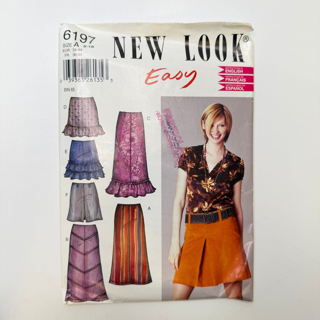 Sewing Pattern - Womenswear - New Look 6197 - True Deadstock supplies Fabric by private - Sustainable Textile | FABCYCLE