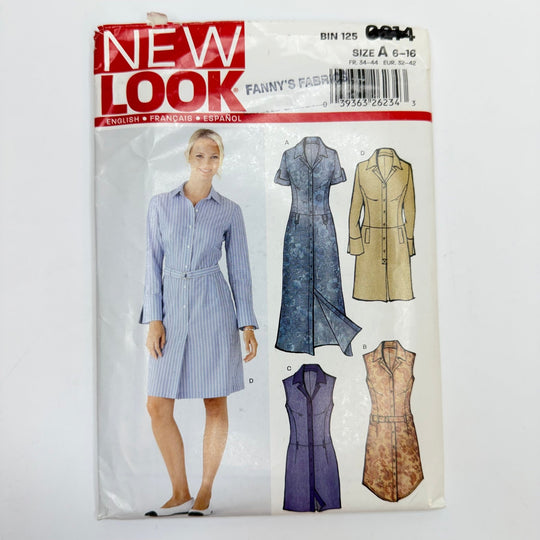 Sewing Pattern - Womenswear - New Look 6214 - True Deadstock supplies Fabric by private - Sustainable Textile | FABCYCLE