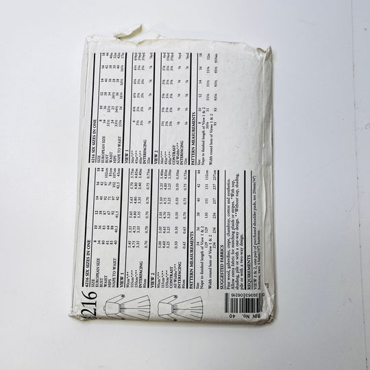Sewing Pattern - Womenswear - New Look 6216 - True Deadstock supplies Fabric by private - Sustainable Textile | FABCYCLE