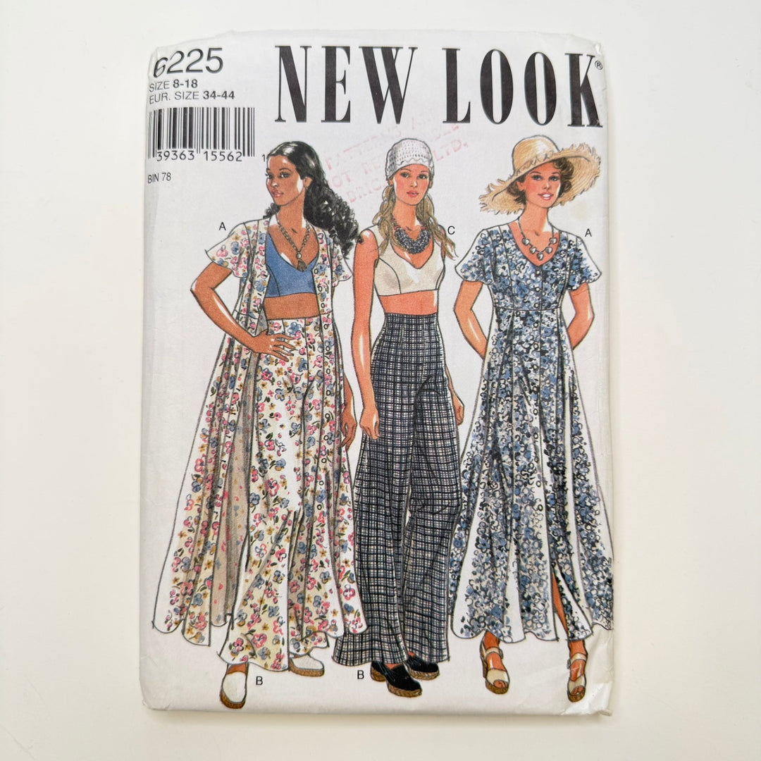 Sewing Pattern - Womenswear - New Look 6225 - True Deadstock supplies Fabric by private - Sustainable Textile | FABCYCLE
