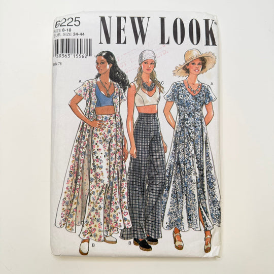 Sewing Pattern - Womenswear - New Look 6225 - True Deadstock supplies Fabric by private - Sustainable Textile | FABCYCLE