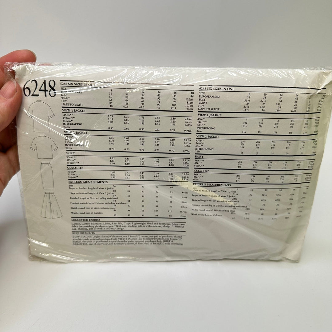 Sewing Pattern - Womenswear - New Look 6248 - True Deadstock supplies Fabric by private - Sustainable Textile | FABCYCLE