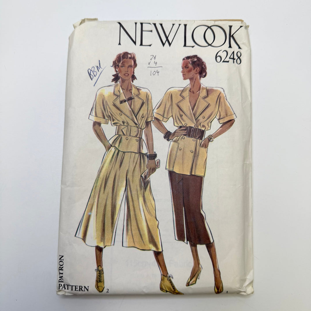 Sewing Pattern - Womenswear - New Look 6248 - True Deadstock supplies Fabric by private - Sustainable Textile | FABCYCLE