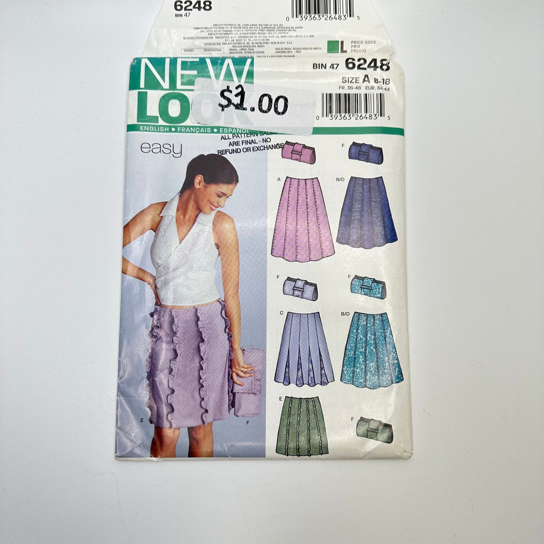 Sewing Pattern - Womenswear - New Look 6248 - True Deadstock supplies Fabric by private - Sustainable Textile | FABCYCLE