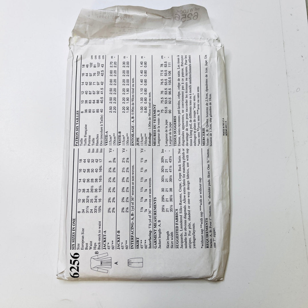 Sewing Pattern - Womenswear - New Look 6256 - True Deadstock supplies Fabric by private - Sustainable Textile | FABCYCLE