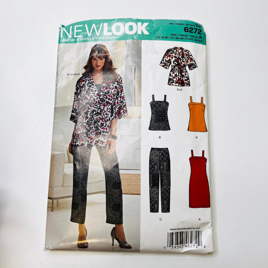 Sewing Pattern - Womenswear - New Look 6272 - True Deadstock supplies Fabric by private - Sustainable Textile | FABCYCLE