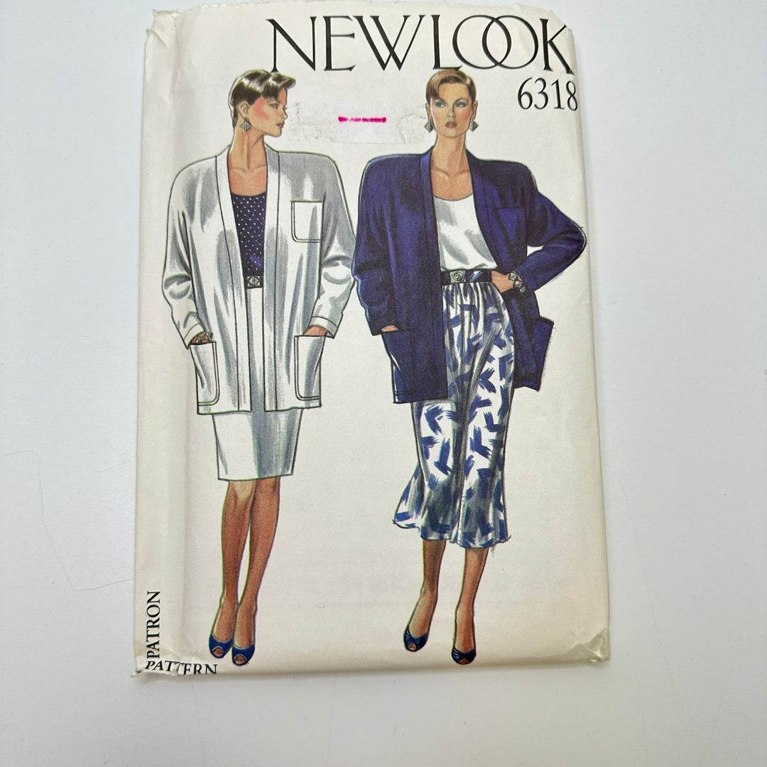 Sewing Pattern - Womenswear - New Look 6318 - True Deadstock supplies Fabric by private - Sustainable Textile | FABCYCLE