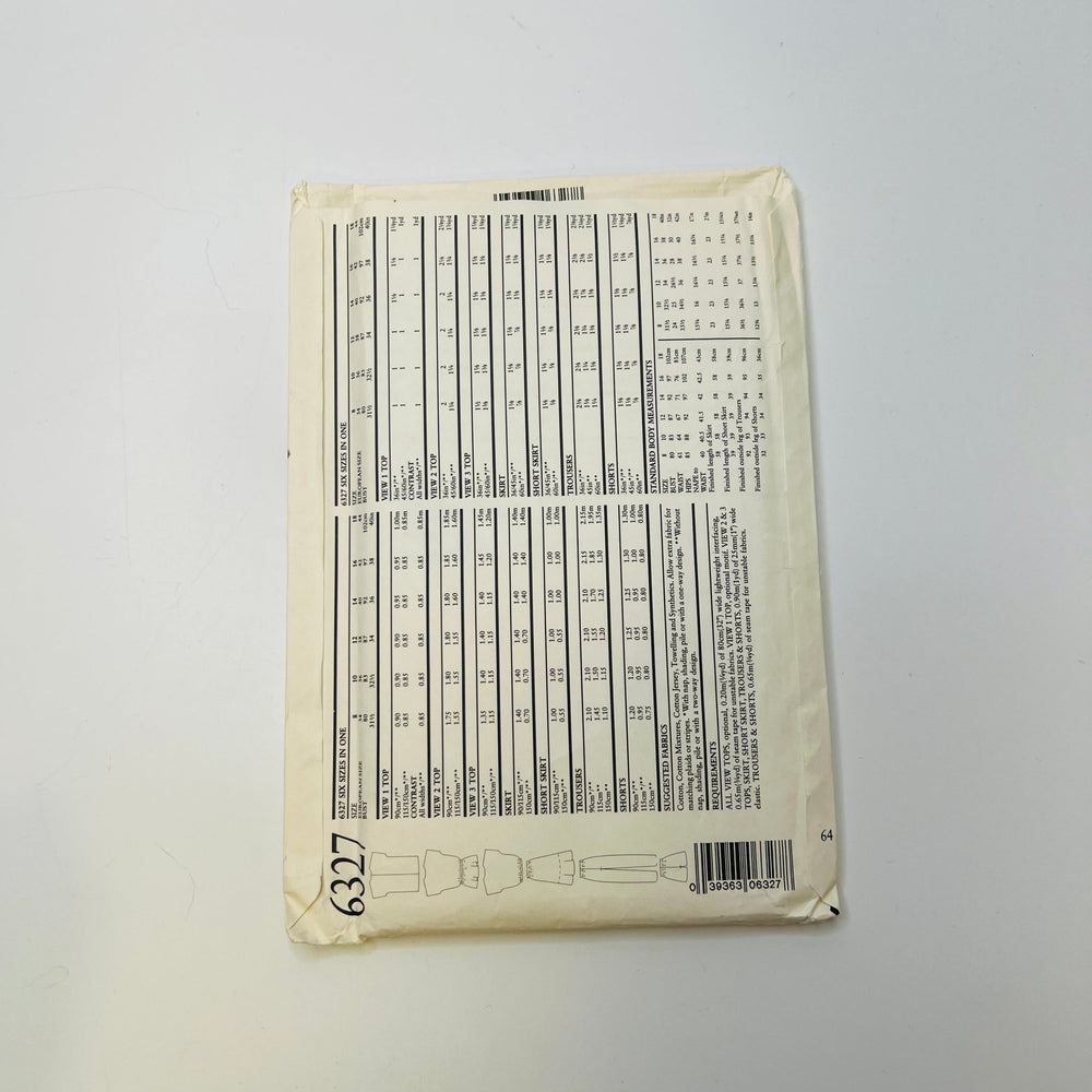 Sewing Pattern - Womenswear - New Look 6327 - True Deadstock supplies Fabric by private - Sustainable Textile | FABCYCLE