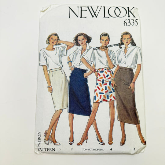 Sewing Pattern - Womenswear - New Look 6335 - True Deadstock supplies Fabric by private - Sustainable Textile | FABCYCLE