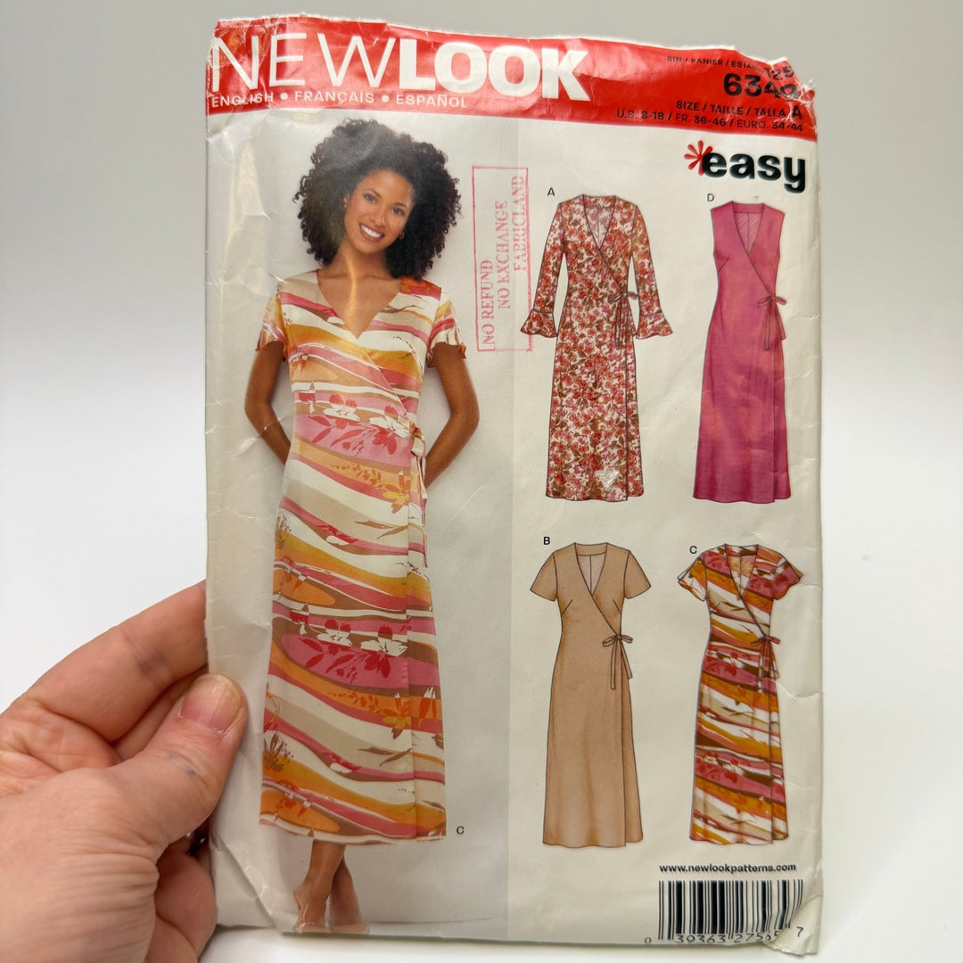 Sewing Pattern - Womenswear - New Look 6349 - True Deadstock supplies Fabric by private - Sustainable Textile | FABCYCLE