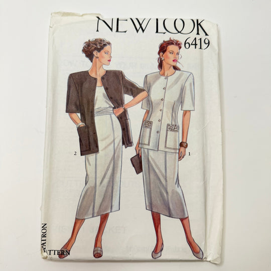 Sewing Pattern - Womenswear - New Look 6419 - True Deadstock supplies Fabric by private - Sustainable Textile | FABCYCLE