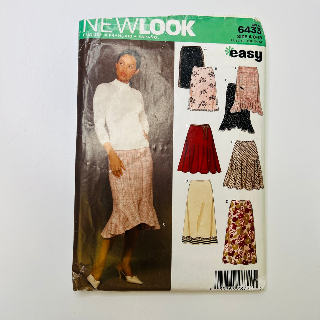 Sewing Pattern - Womenswear - New Look 6433 - True Deadstock supplies Fabric by private - Sustainable Textile | FABCYCLE