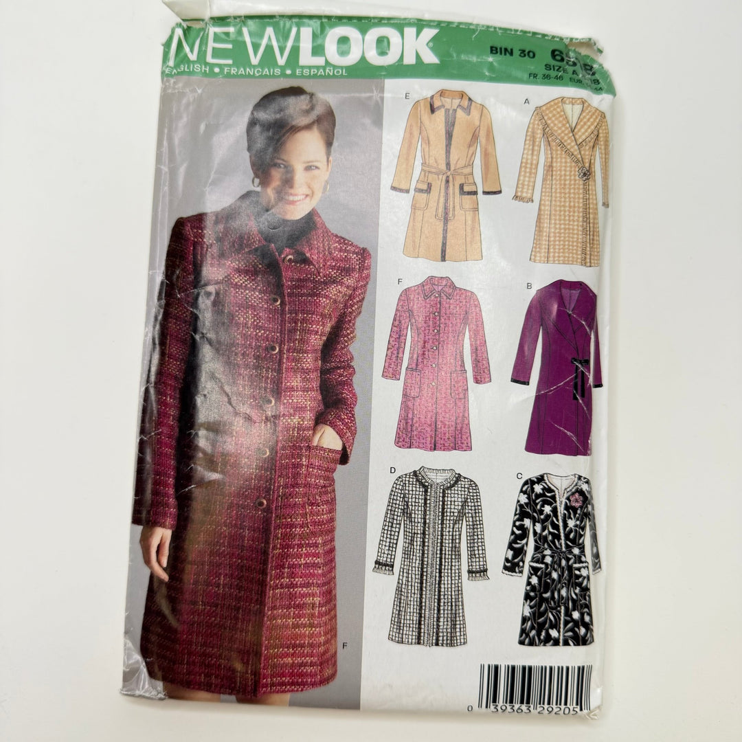 Sewing Pattern - Womenswear - New Look 6518 - True Deadstock supplies Fabric by private - Sustainable Textile | FABCYCLE
