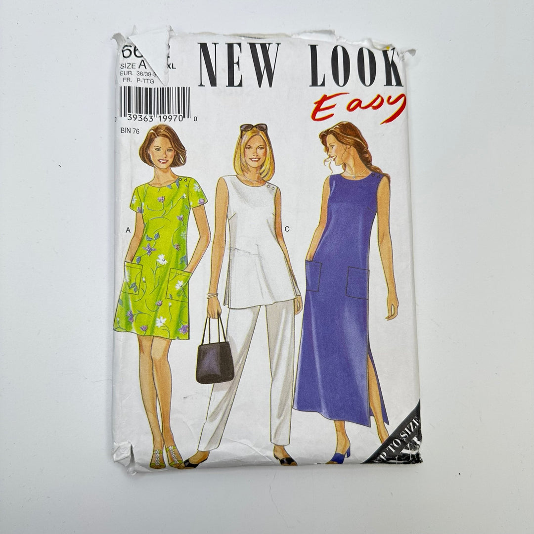 Sewing Pattern - Womenswear - New Look 6602 - True Deadstock supplies Fabric by private - Sustainable Textile | FABCYCLE
