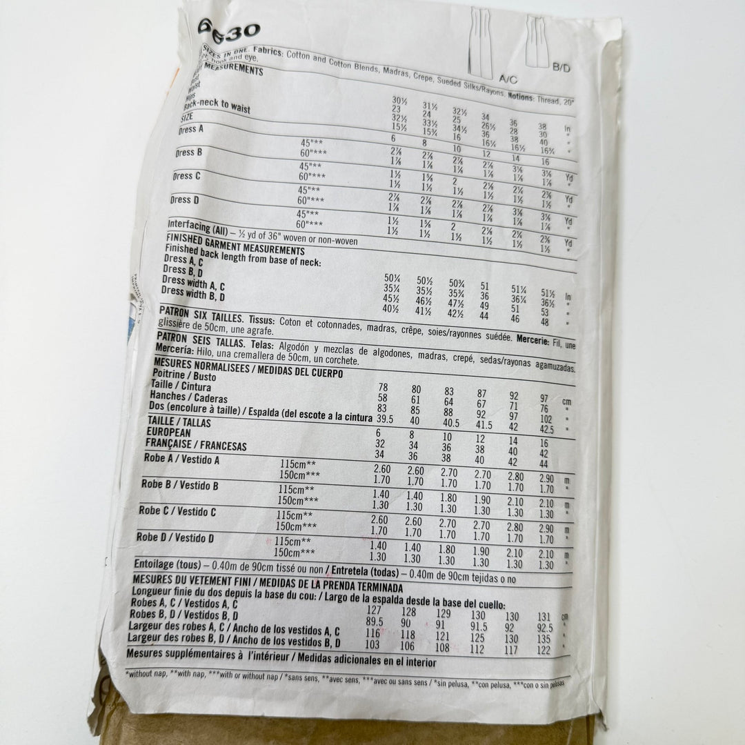 Sewing Pattern - Womenswear - New Look 6630 - True Deadstock supplies Fabric by private - Sustainable Textile | FABCYCLE