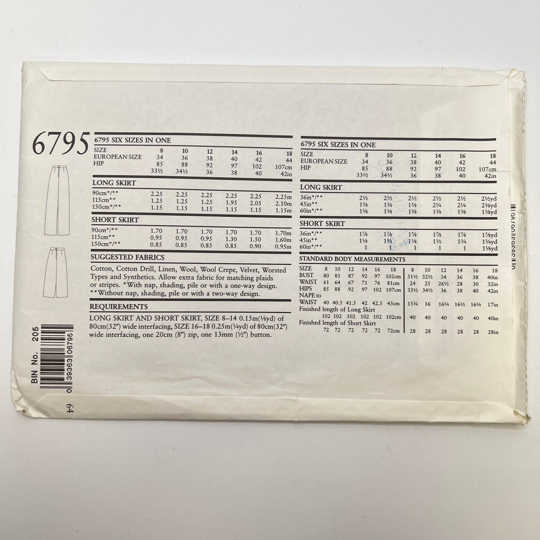Sewing Pattern - Womenswear - New Look 6795 - True Deadstock supplies Fabric by private - Sustainable Textile | FABCYCLE