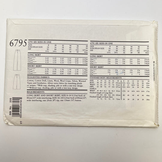 Sewing Pattern - Womenswear - New Look 6795 - True Deadstock supplies Fabric by private - Sustainable Textile | FABCYCLE