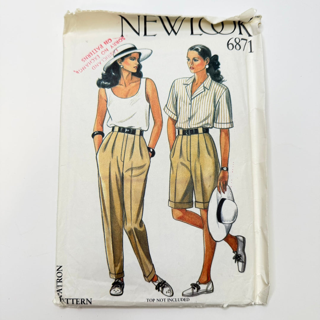 Sewing Pattern - Womenswear - New Look 6871 - True Deadstock supplies Fabric by private - Sustainable Textile | FABCYCLE