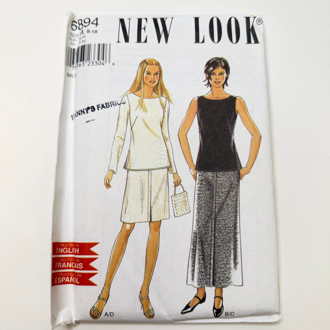 Sewing Pattern - Womenswear - New Look 6894 - True Deadstock supplies Fabric by private - Sustainable Textile | FABCYCLE