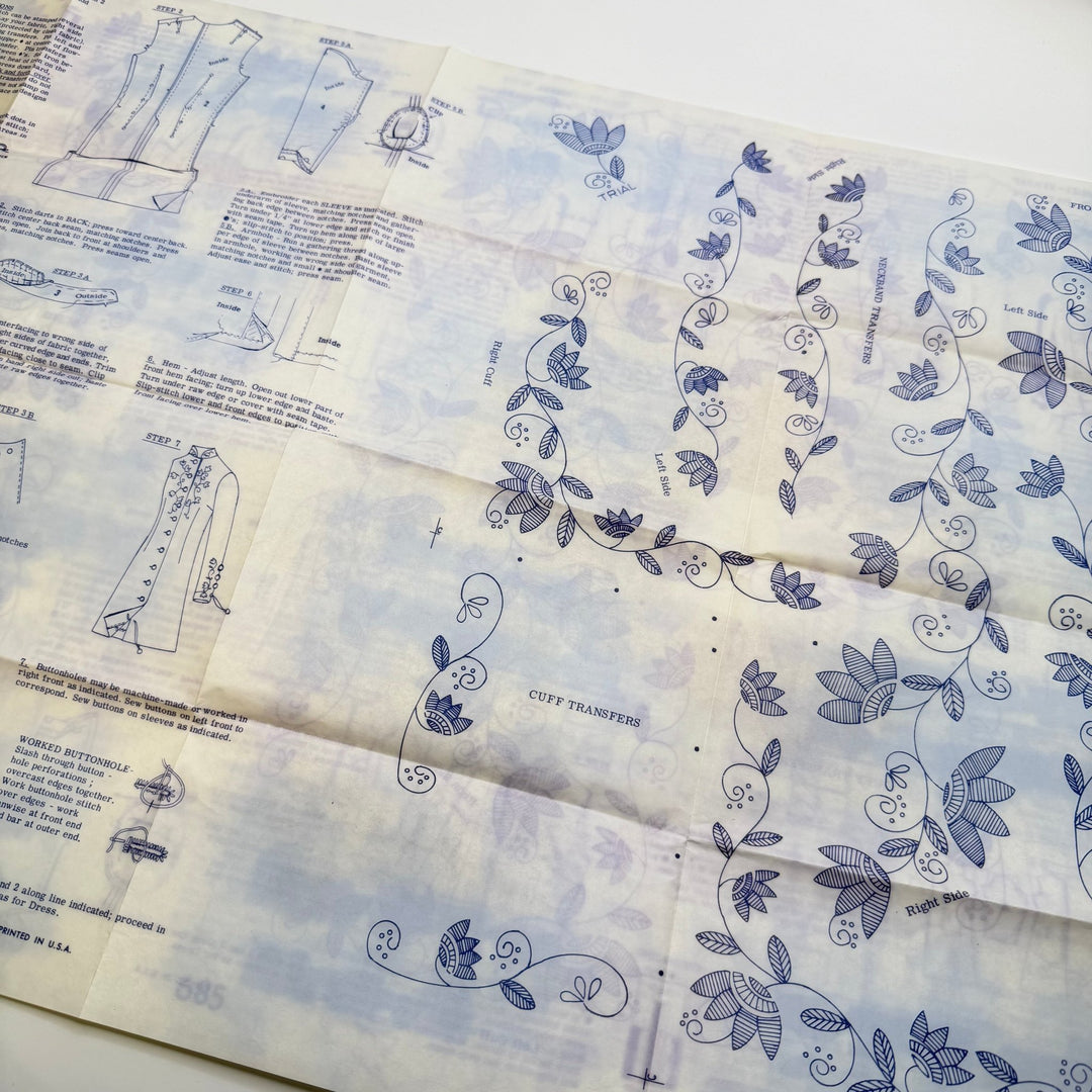 Sewing Pattern - Womenswear - Newspaper Order 685 - True Deadstock supplies Fabric by private - Sustainable Textile | FABCYCLE