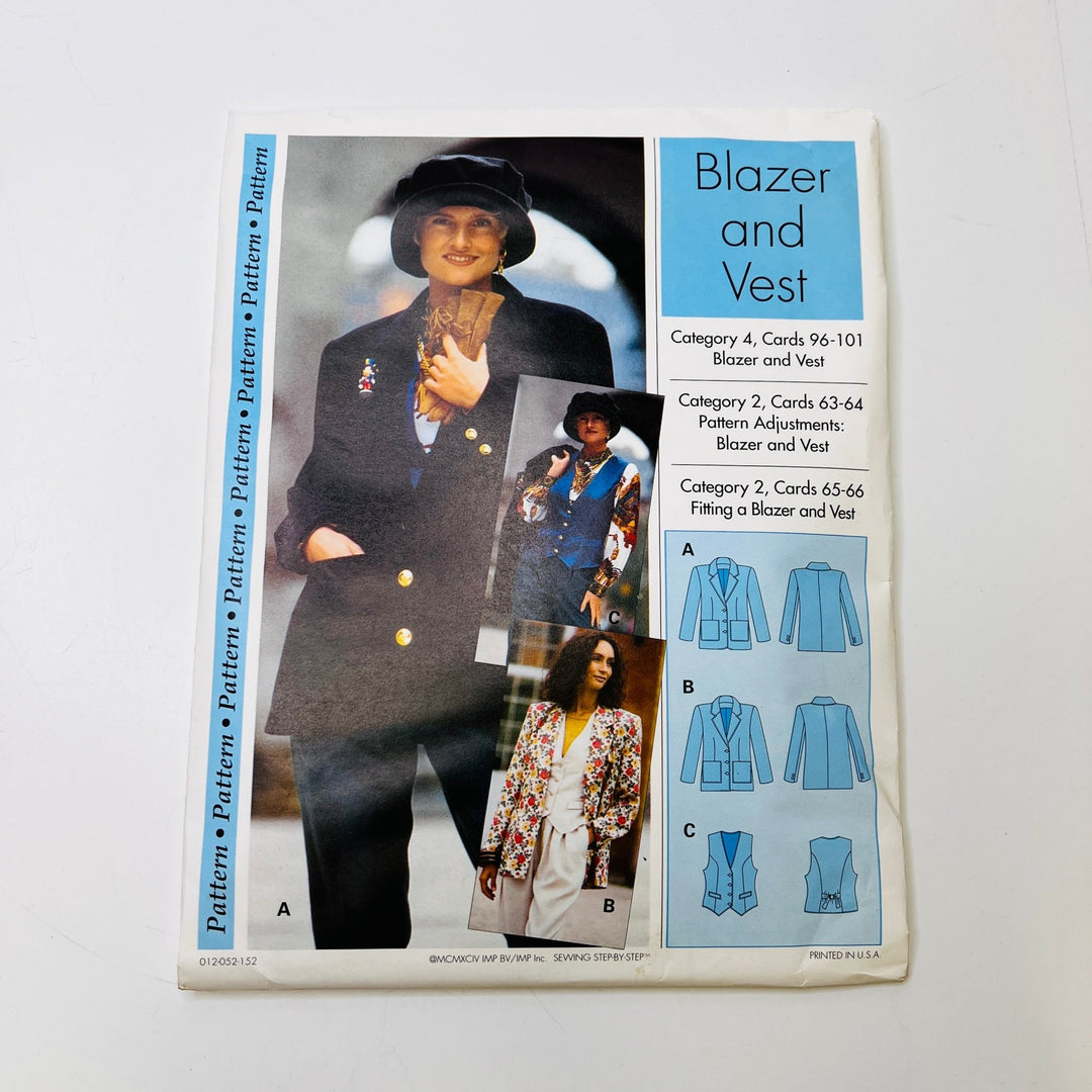Sewing Pattern - Womenswear - Pattern Pattern - Blazer and Vest - True Deadstock supplies Fabric by private - Sustainable Textile | FABCYCLE