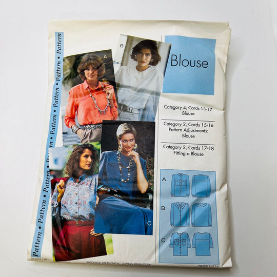 Sewing Pattern - Womenswear - Pattern Pattern - Blouse - True Deadstock supplies Fabric by private - Sustainable Textile | FABCYCLE