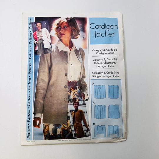 Sewing Pattern - Womenswear - Pattern Pattern - Cardigan Jacket - True Deadstock supplies Fabric by private - Sustainable Textile | FABCYCLE