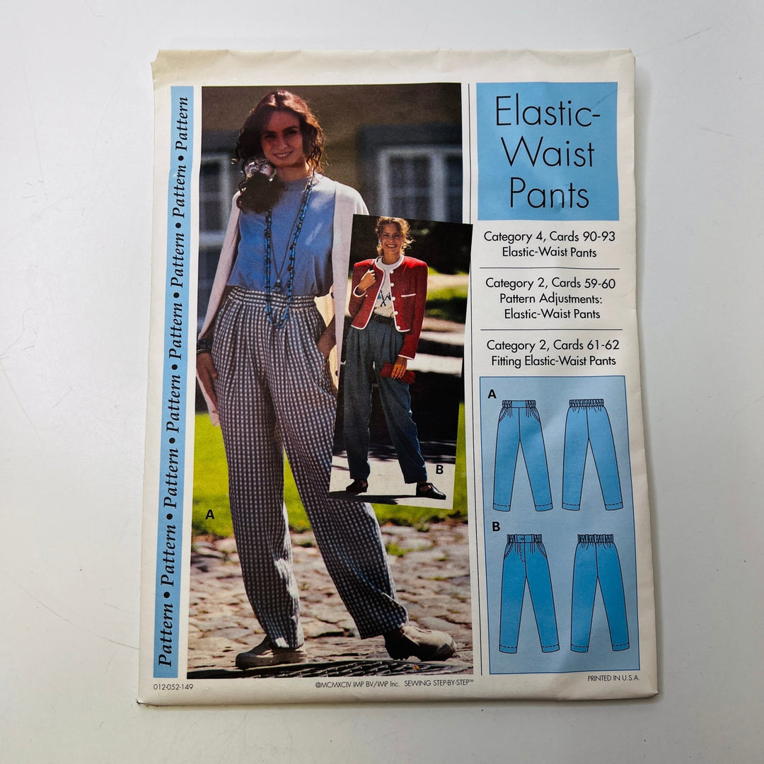 Sewing Pattern - Womenswear - Pattern Pattern - Elastic Waist Pants - True Deadstock supplies Fabric by private - Sustainable Textile | FABCYCLE