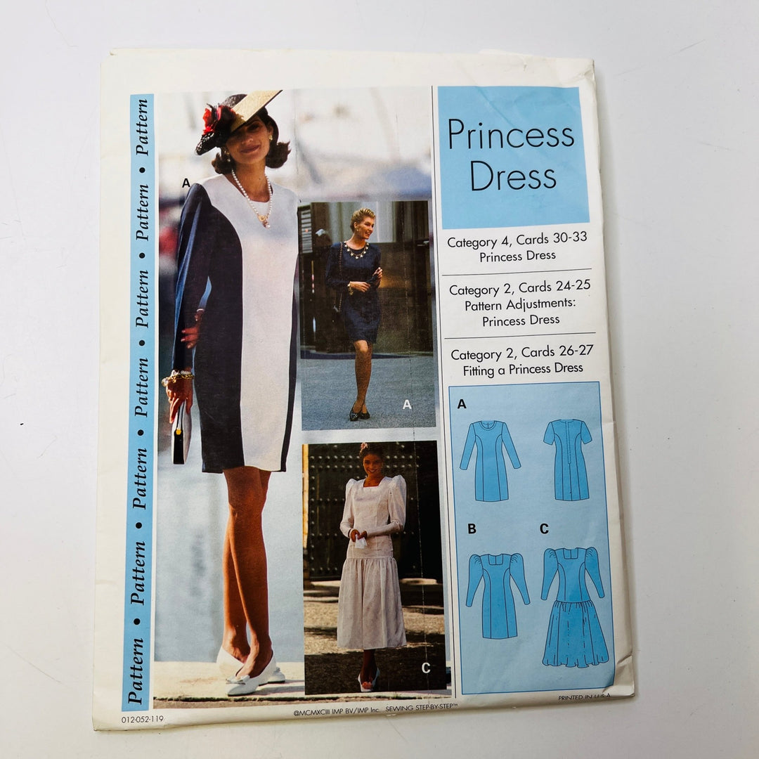 Sewing Pattern - Womenswear - Pattern Pattern - Princess Dress - True Deadstock supplies Fabric by private - Sustainable Textile | FABCYCLE