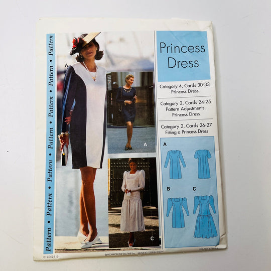 Sewing Pattern - Womenswear - Pattern Pattern - Princess Dress - True Deadstock supplies Fabric by private - Sustainable Textile | FABCYCLE