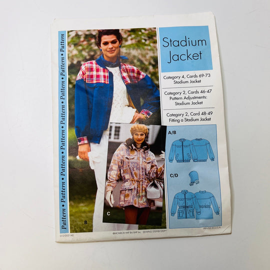 Sewing Pattern - Womenswear - Pattern Pattern - Stadium Jacket - True Deadstock supplies Fabric by private - Sustainable Textile | FABCYCLE