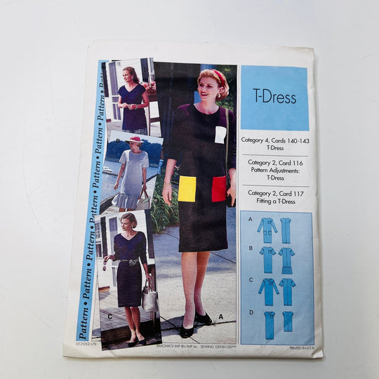 Sewing Pattern - Womenswear - Pattern Pattern - T - Dress - True Deadstock supplies Fabric by private - Sustainable Textile | FABCYCLE