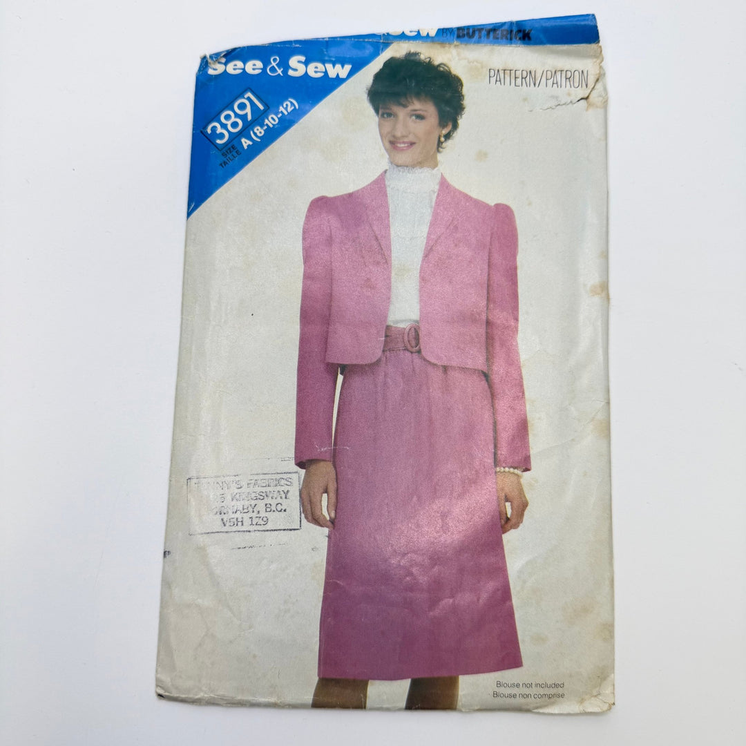 Sewing Pattern - Womenswear - See &amp; Sew 3891 - True Deadstock supplies Fabric by private - Sustainable Textile | FABCYCLE