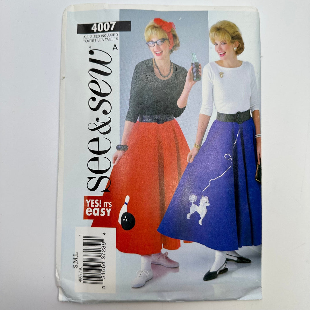 Sewing Pattern - Womenswear - See &amp; Sew 4007 - True Deadstock supplies Fabric by private - Sustainable Textile | FABCYCLE