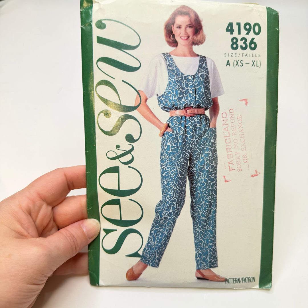 Sewing Pattern - Womenswear - See &amp; Sew 4190836 - True Deadstock supplies Fabric by private - Sustainable Textile | FABCYCLE