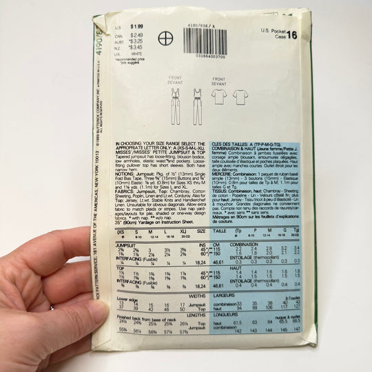 Sewing Pattern - Womenswear - See &amp; Sew 4190836 - True Deadstock supplies Fabric by private - Sustainable Textile | FABCYCLE