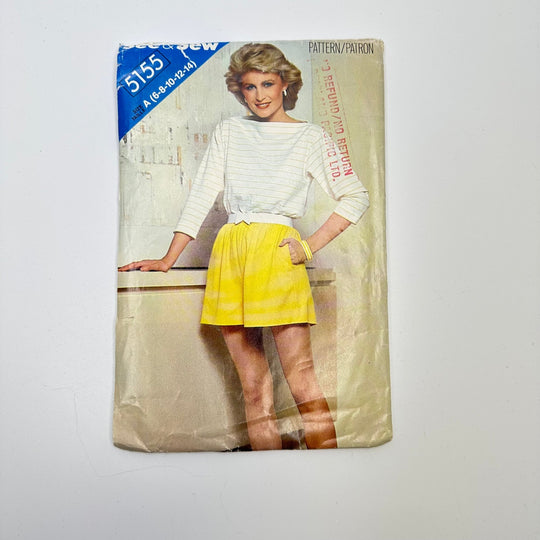 Sewing Pattern - Womenswear - See &amp; Sew 5155 - True Deadstock supplies Fabric by private - Sustainable Textile | FABCYCLE