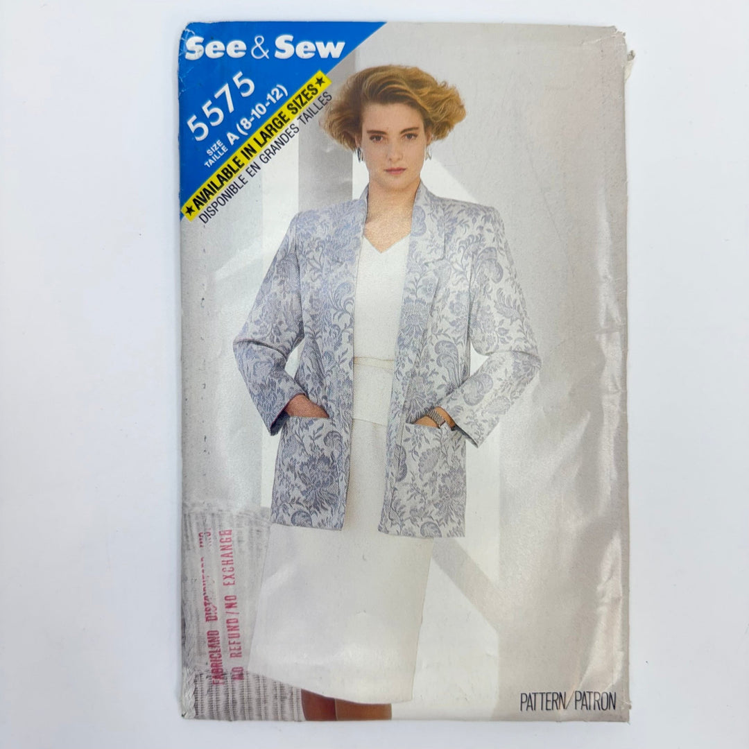 Sewing Pattern - Womenswear - See & Sew 5575 - True Deadstock supplies Fabric by private - Sustainable Textile | FABCYCLE