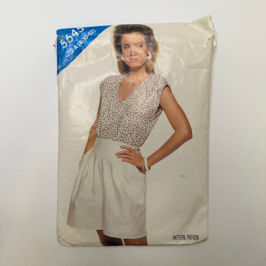 Sewing Pattern - Womenswear - See &amp; Sew 5645 - True Deadstock supplies Fabric by private - Sustainable Textile | FABCYCLE