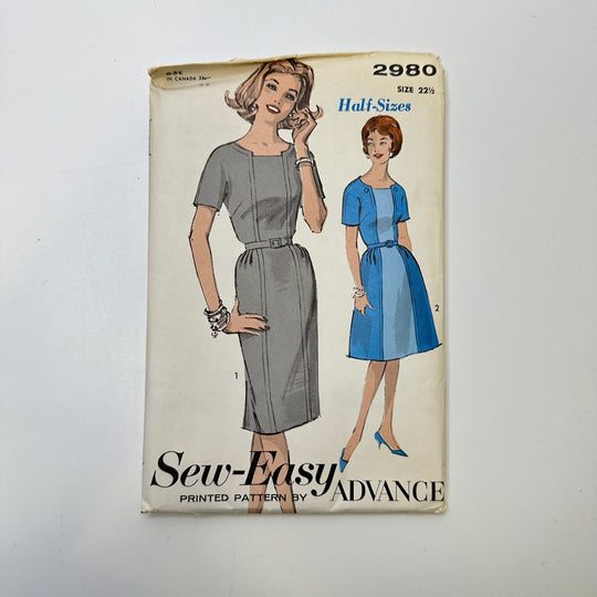 Sewing Pattern - Womenswear - Sew Easy 2980 - True Deadstock supplies Fabric by private - Sustainable Textile | FABCYCLE