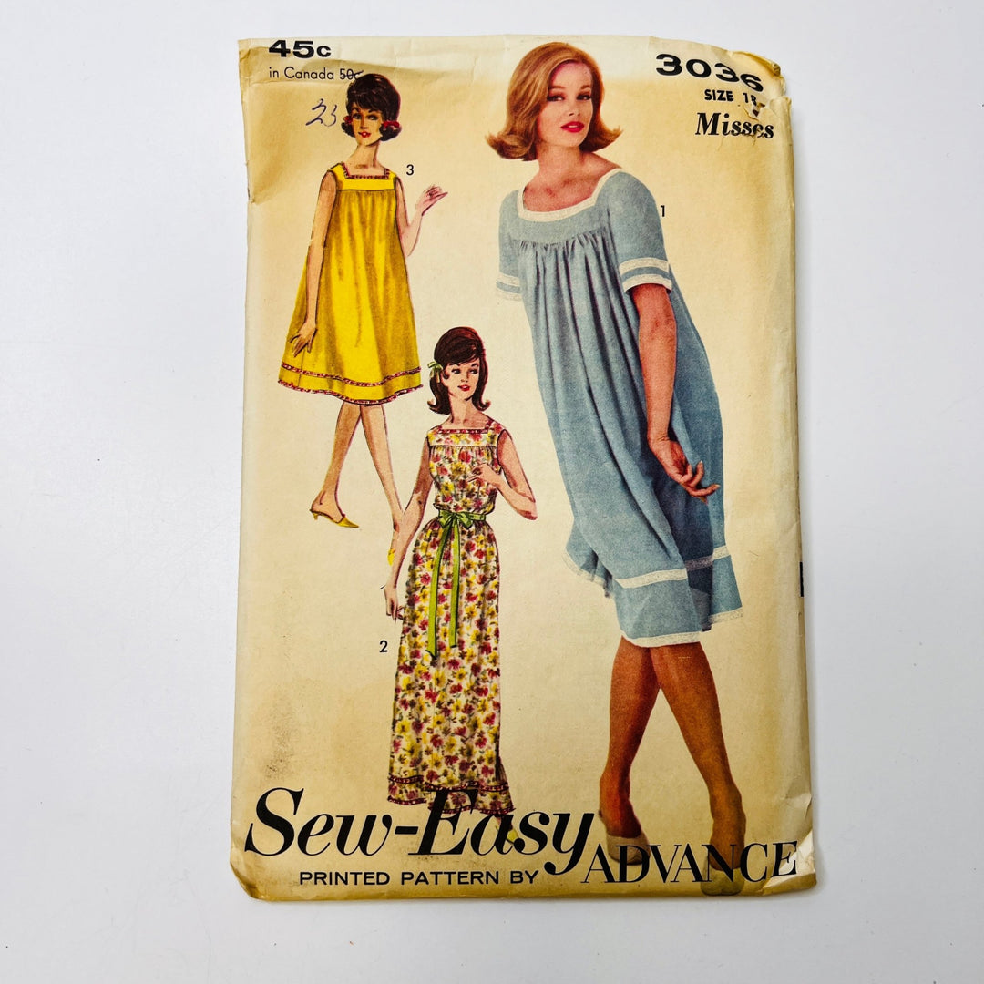 Sewing Pattern - Womenswear - Sew Easy 3036 - True Deadstock supplies Fabric by private - Sustainable Textile | FABCYCLE