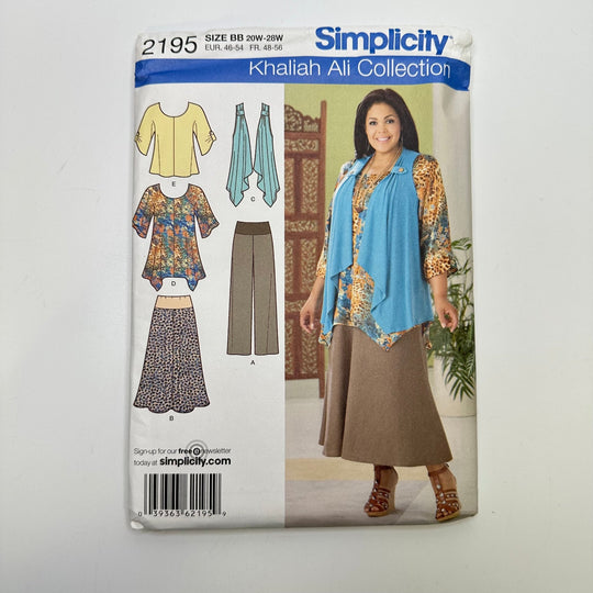 Sewing Pattern - Womenswear - Simplicity 2195 - True Deadstock supplies Fabric by private - Sustainable Textile | FABCYCLE
