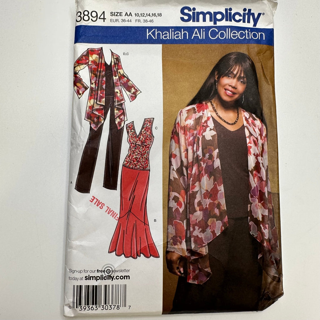 Sewing Pattern - Womenswear - Simplicity 3894 - True Deadstock supplies Fabric by private - Sustainable Textile | FABCYCLE
