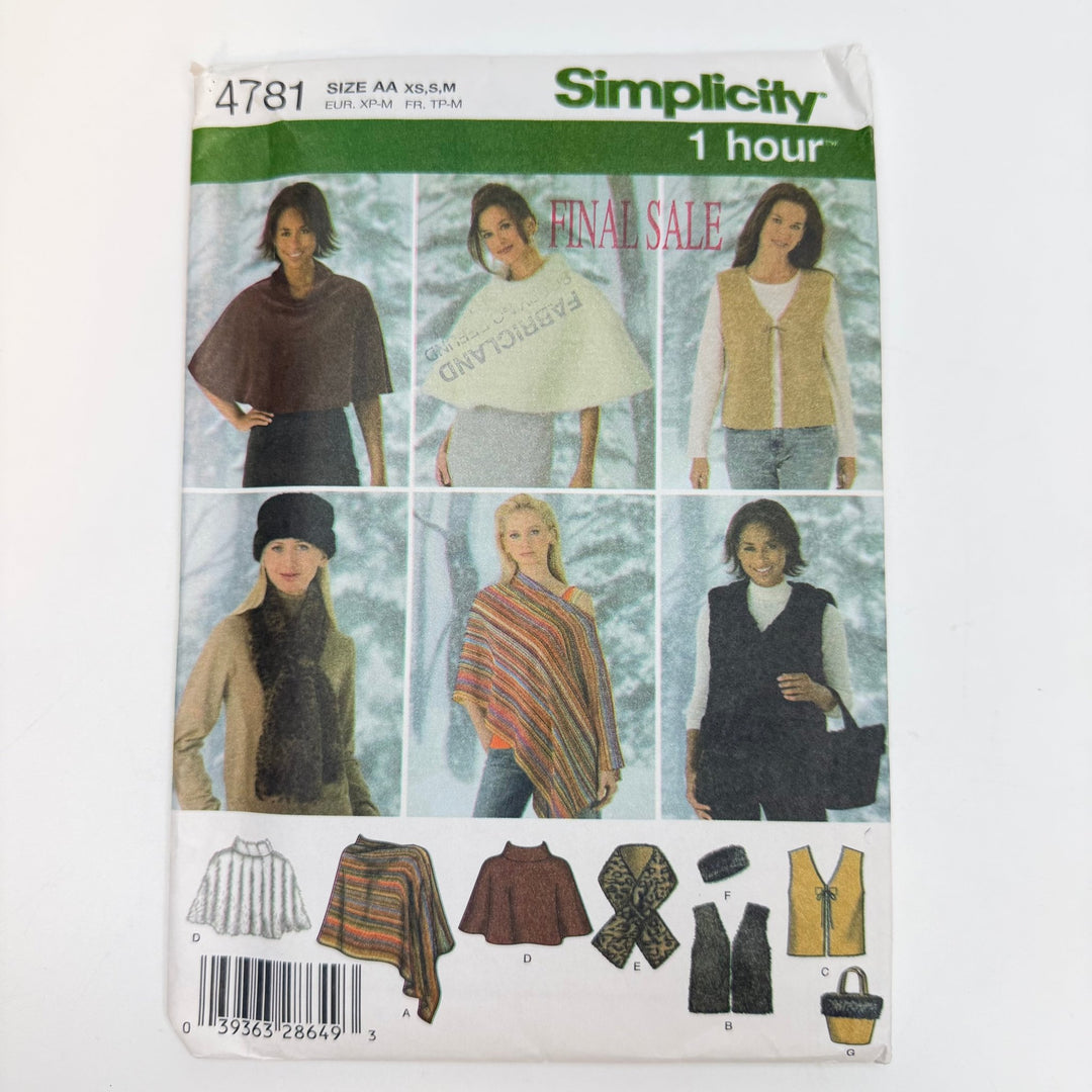 Sewing Pattern - Womenswear - Simplicity 4781 - True Deadstock supplies Fabric by private - Sustainable Textile | FABCYCLE