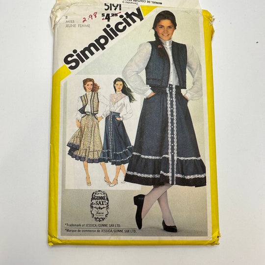 Sewing Pattern - Womenswear - Simplicity 5191 - True Deadstock supplies Fabric by private - Sustainable Textile | FABCYCLE