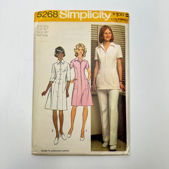 Sewing Pattern - Womenswear - Simplicity 5268 - True Deadstock supplies Fabric by private - Sustainable Textile | FABCYCLE
