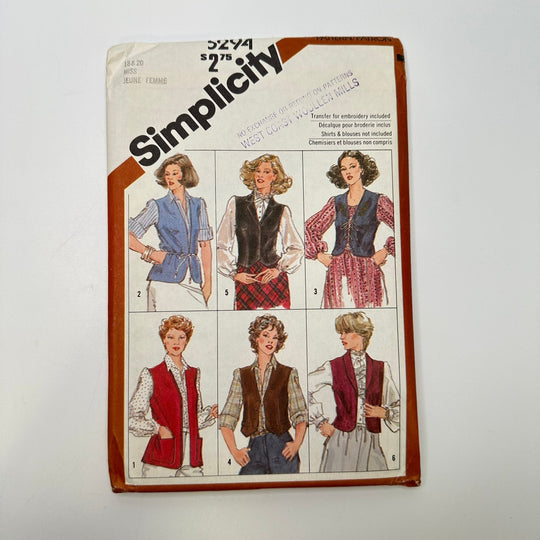 Sewing Pattern - Womenswear - Simplicity 5294 - True Deadstock supplies Fabric by private - Sustainable Textile | FABCYCLE